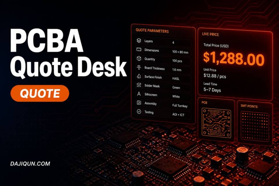PCBA 报价太慢？工厂询价页该怎么做